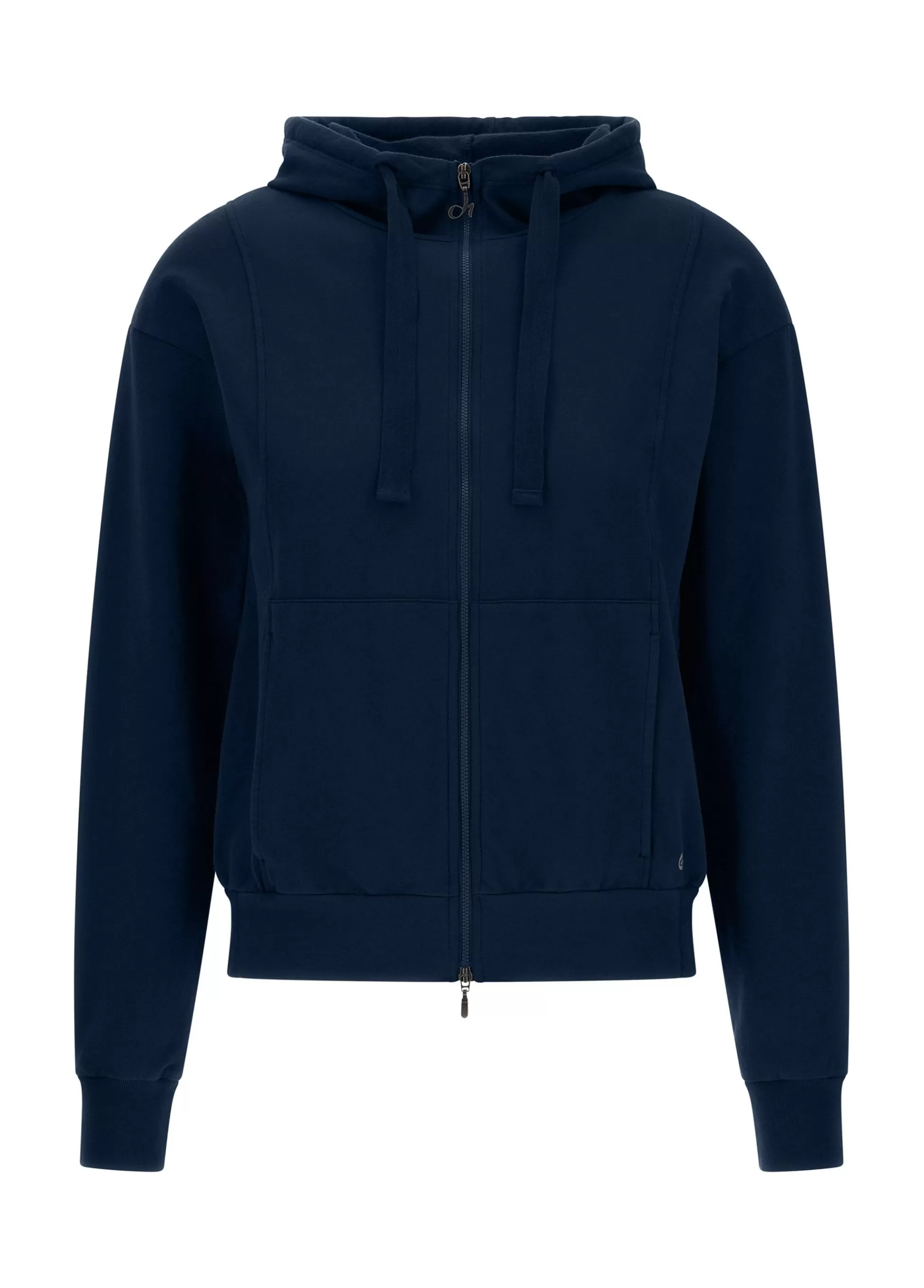 Donna DEHA Felpe & Maglieria*Felpa Core Leggera Con Zip E Cappuccio Blu