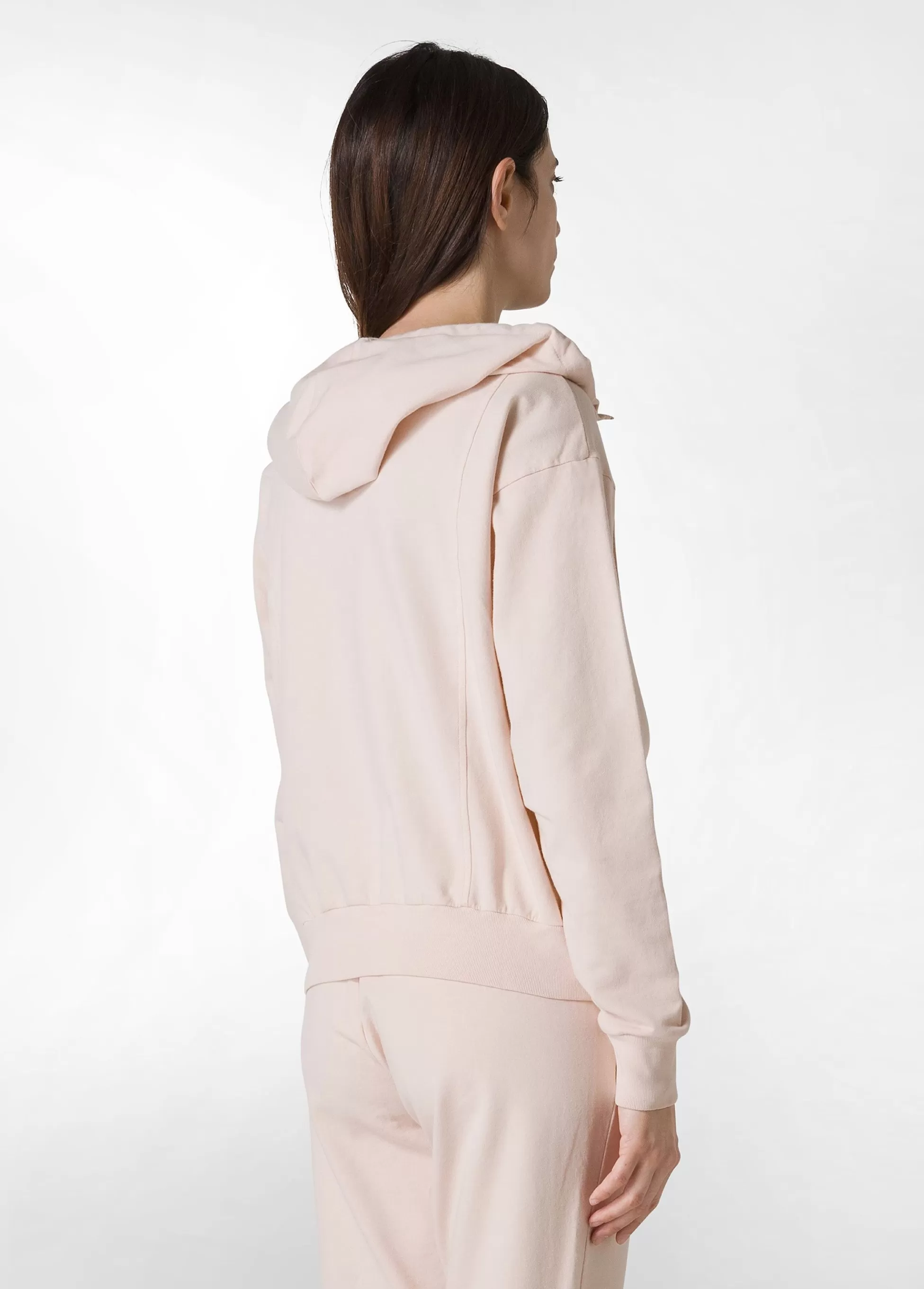 Donna DEHA Felpe & Maglieria*Felpa Core Leggera Con Zip E Cappuccio Rosa