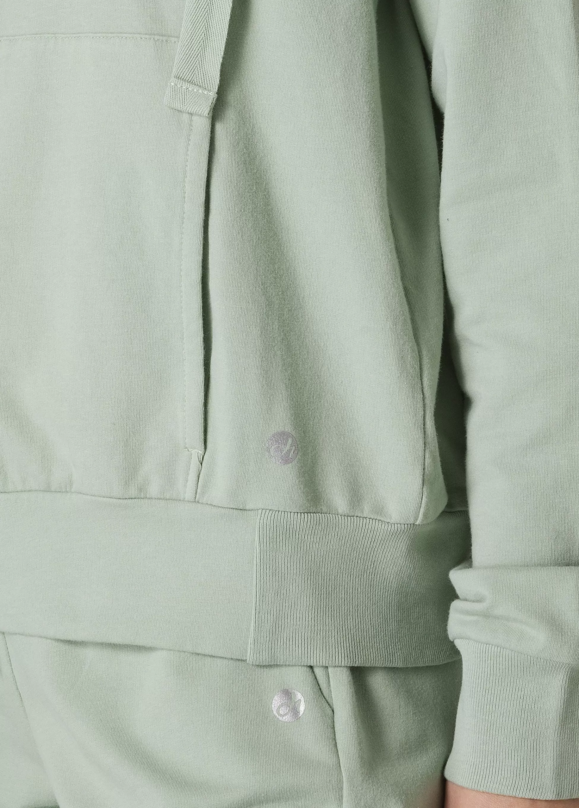 Donna DEHA Felpe & Maglieria*Felpa Core Leggera Con Zip E Cappuccio Verde