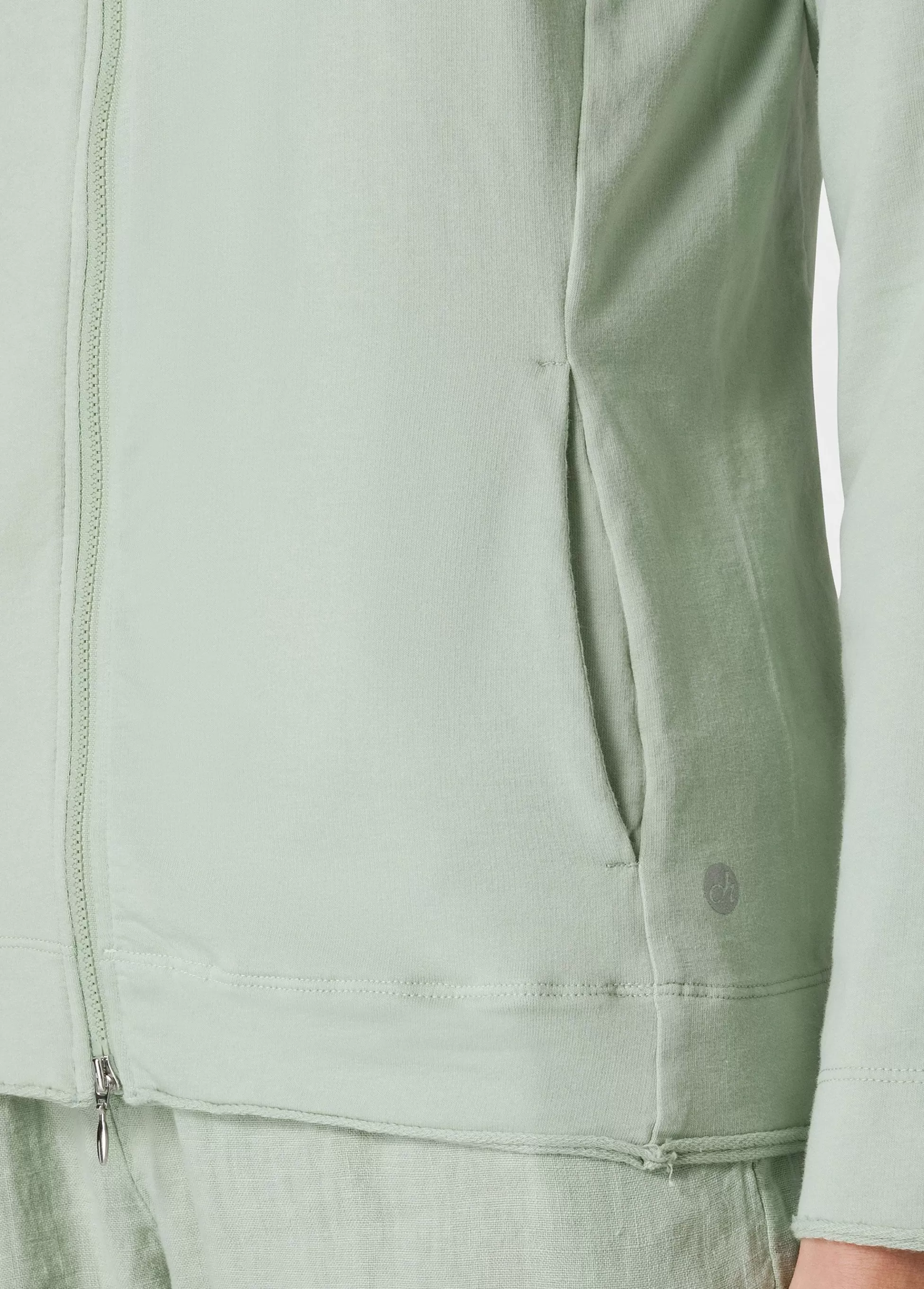 Donna DEHA Felpe & Maglieria*Felpa Core Leggera Con Zip E Cappuccio Verde