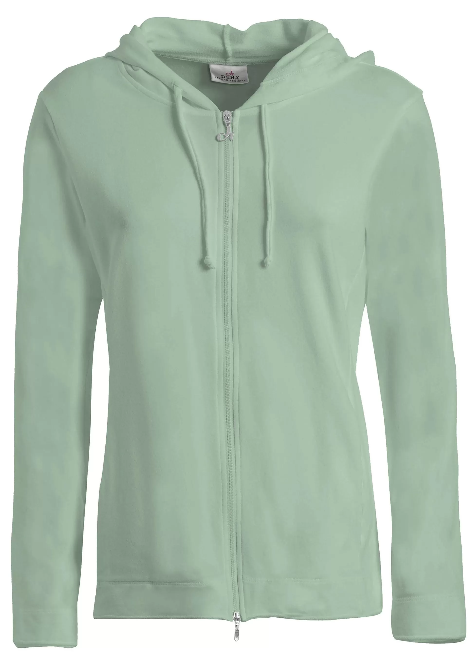 Donna DEHA Felpe & Maglieria*Felpa Core Leggera Con Zip E Cappuccio Verde