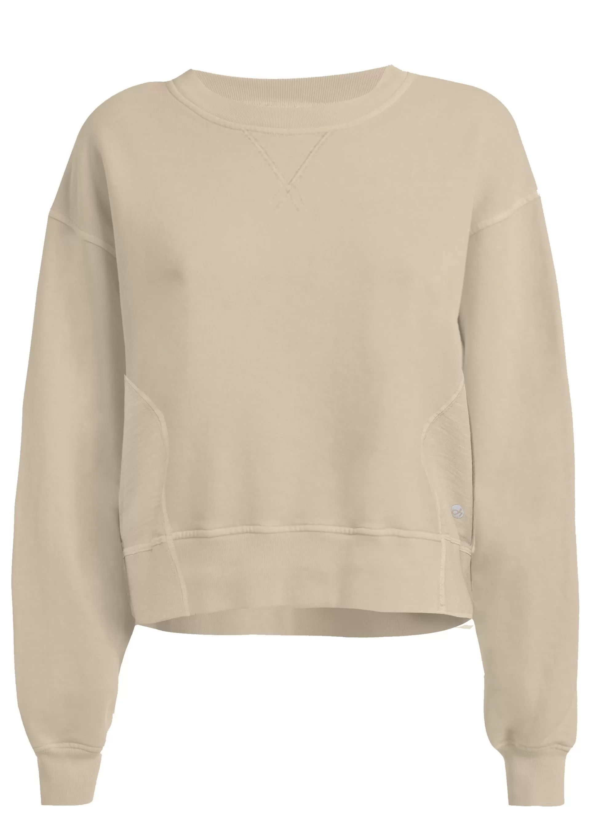 Donna DEHA Felpe & Maglieria*Felpa Fiammata Vintage Beige