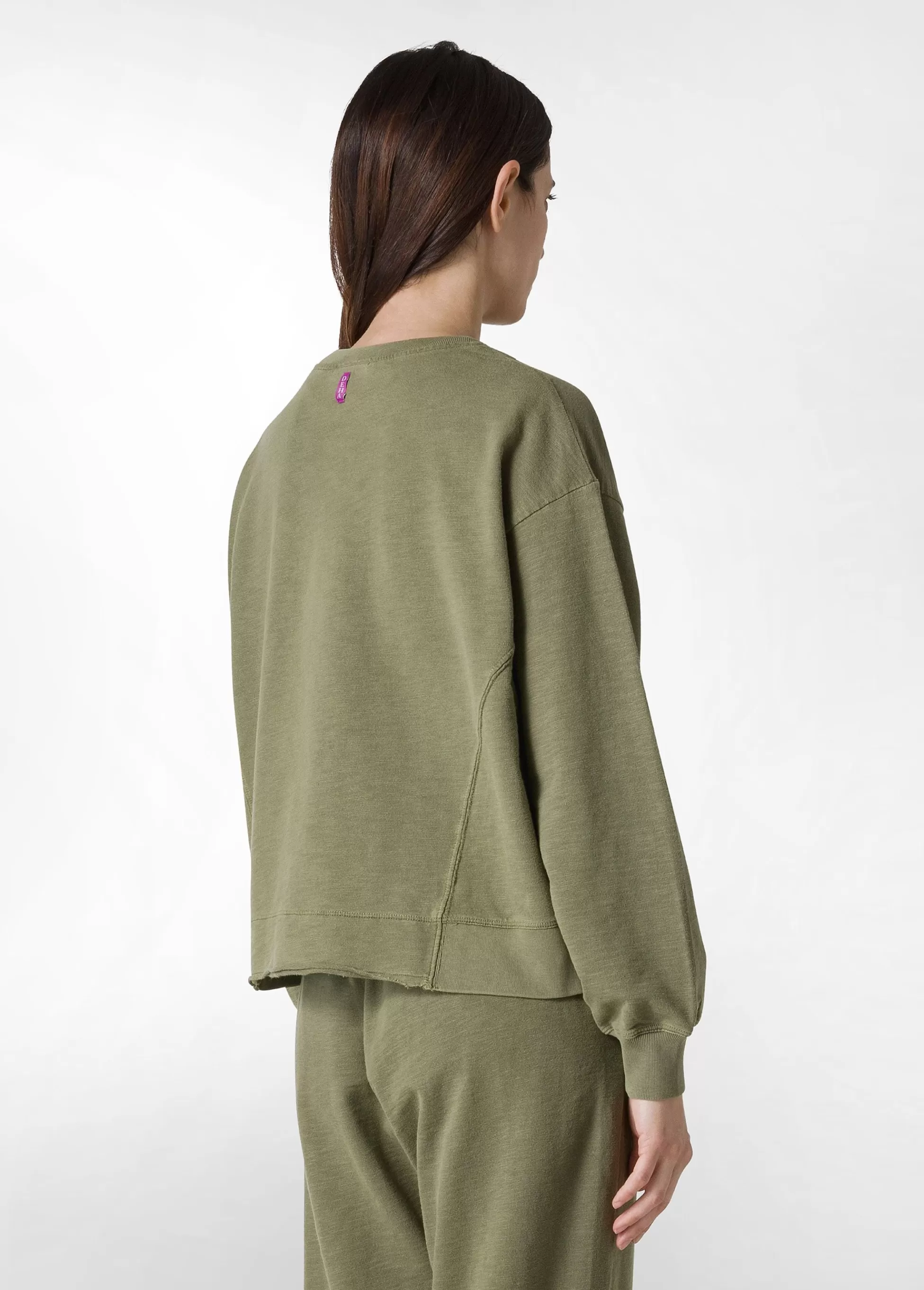 Donna DEHA Felpe & Maglieria*Felpa Fiammata Vintage Verde