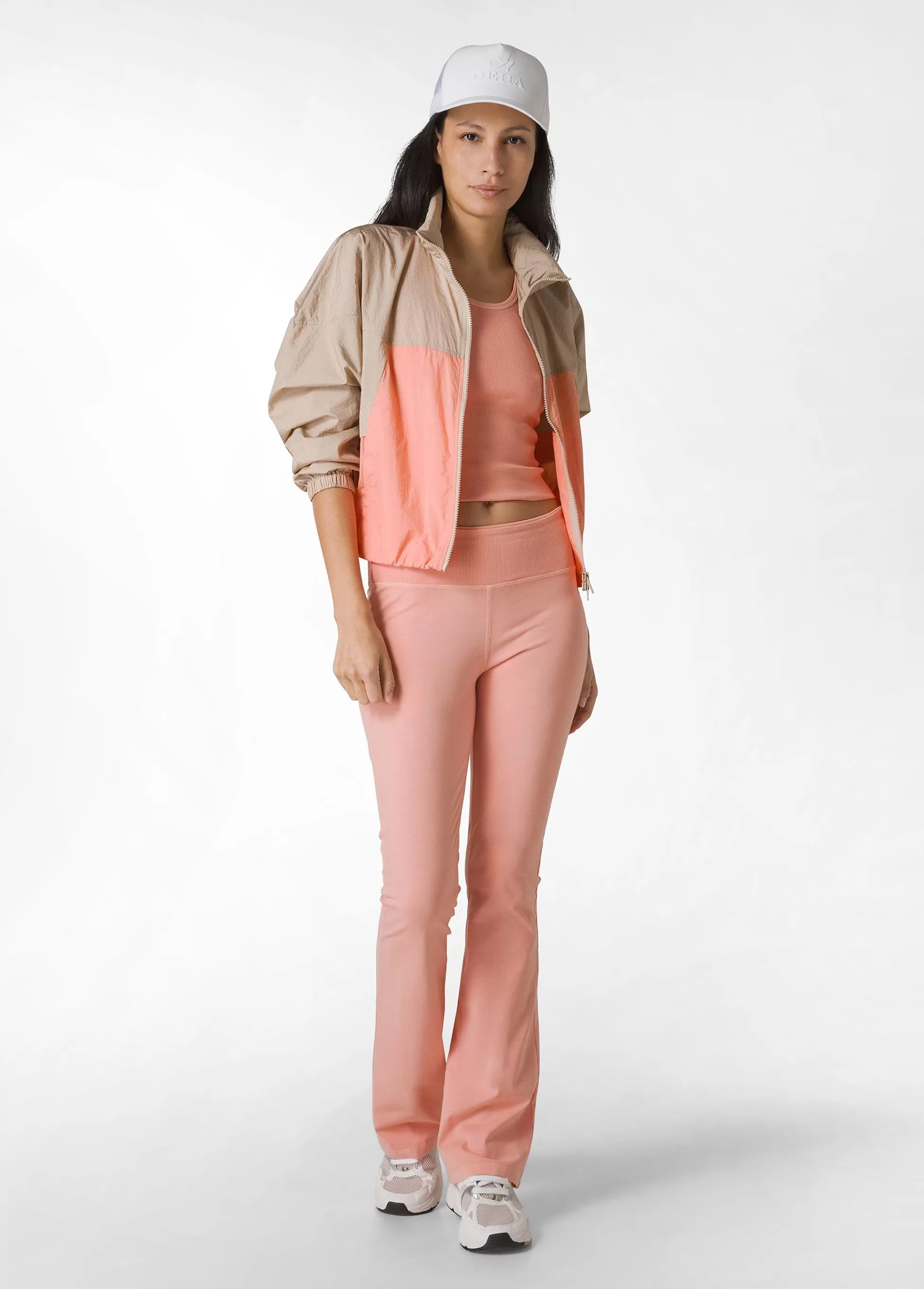 Donna DEHA Pantaloni*Leggings Svasato Effetto Vintage Arancio