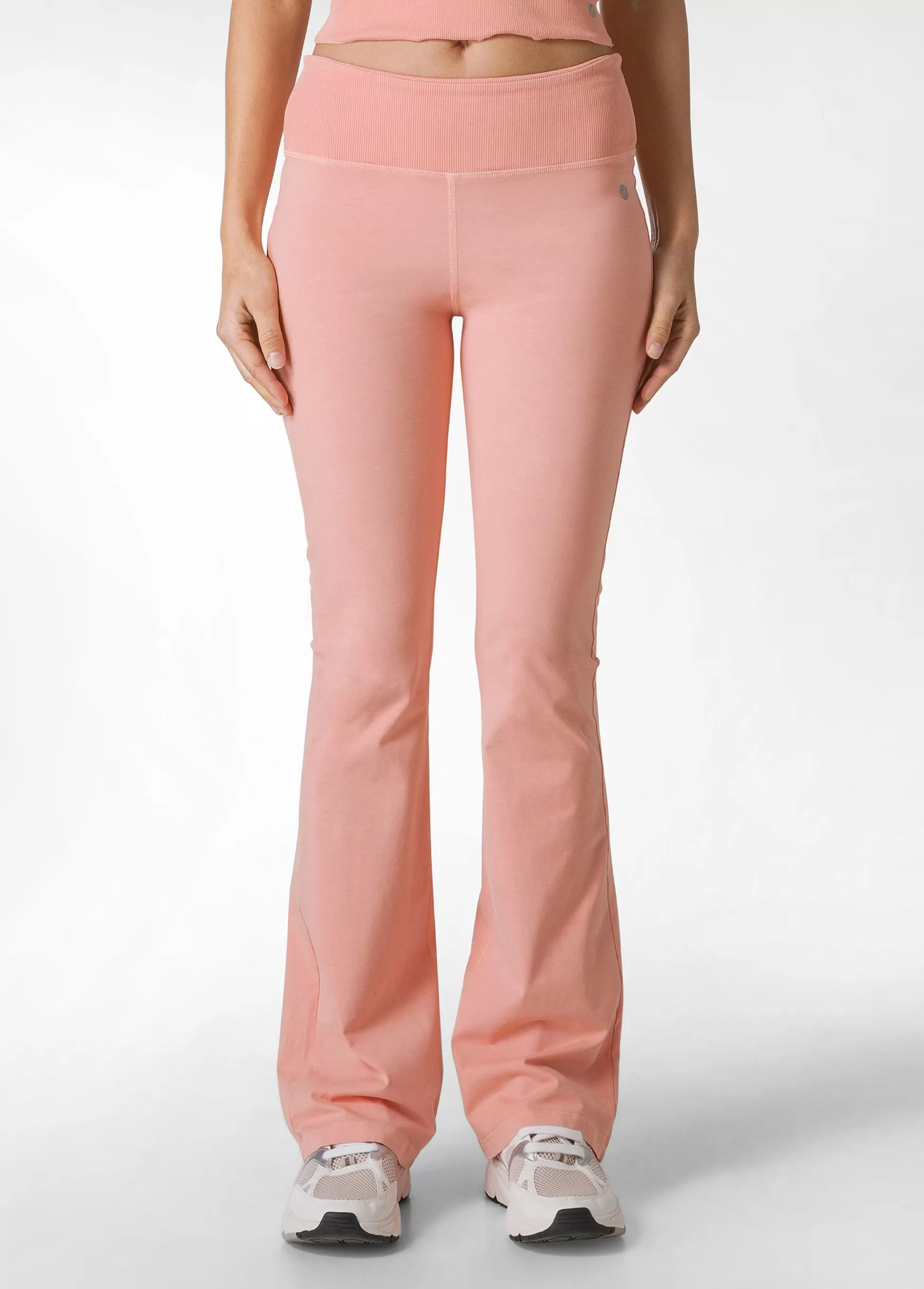 Donna DEHA Pantaloni*Leggings Svasato Effetto Vintage Arancio