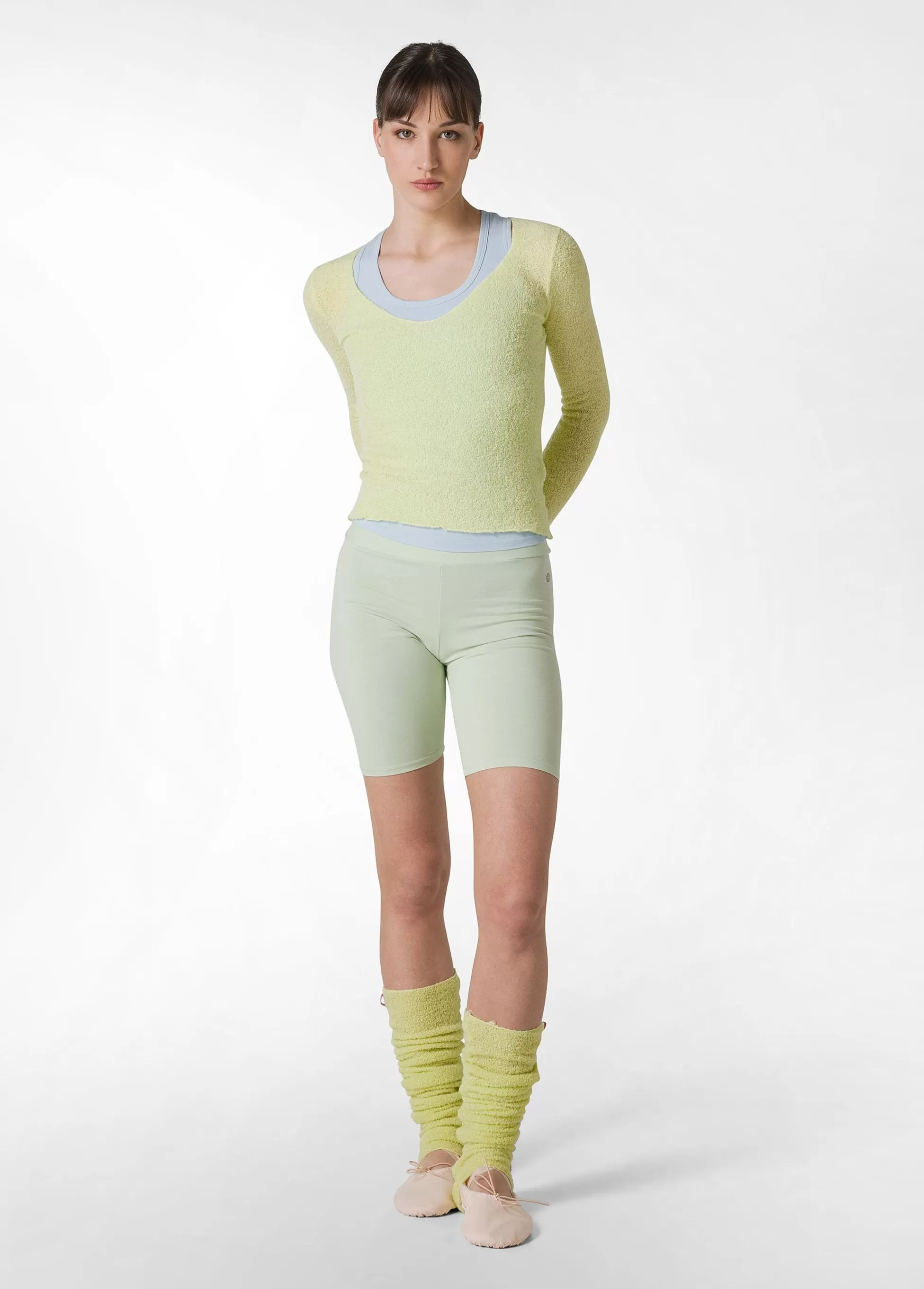 Donna DEHA Pantaloncini Sportivi*Pantaloncino Ciclista Jersey Stretch Verde