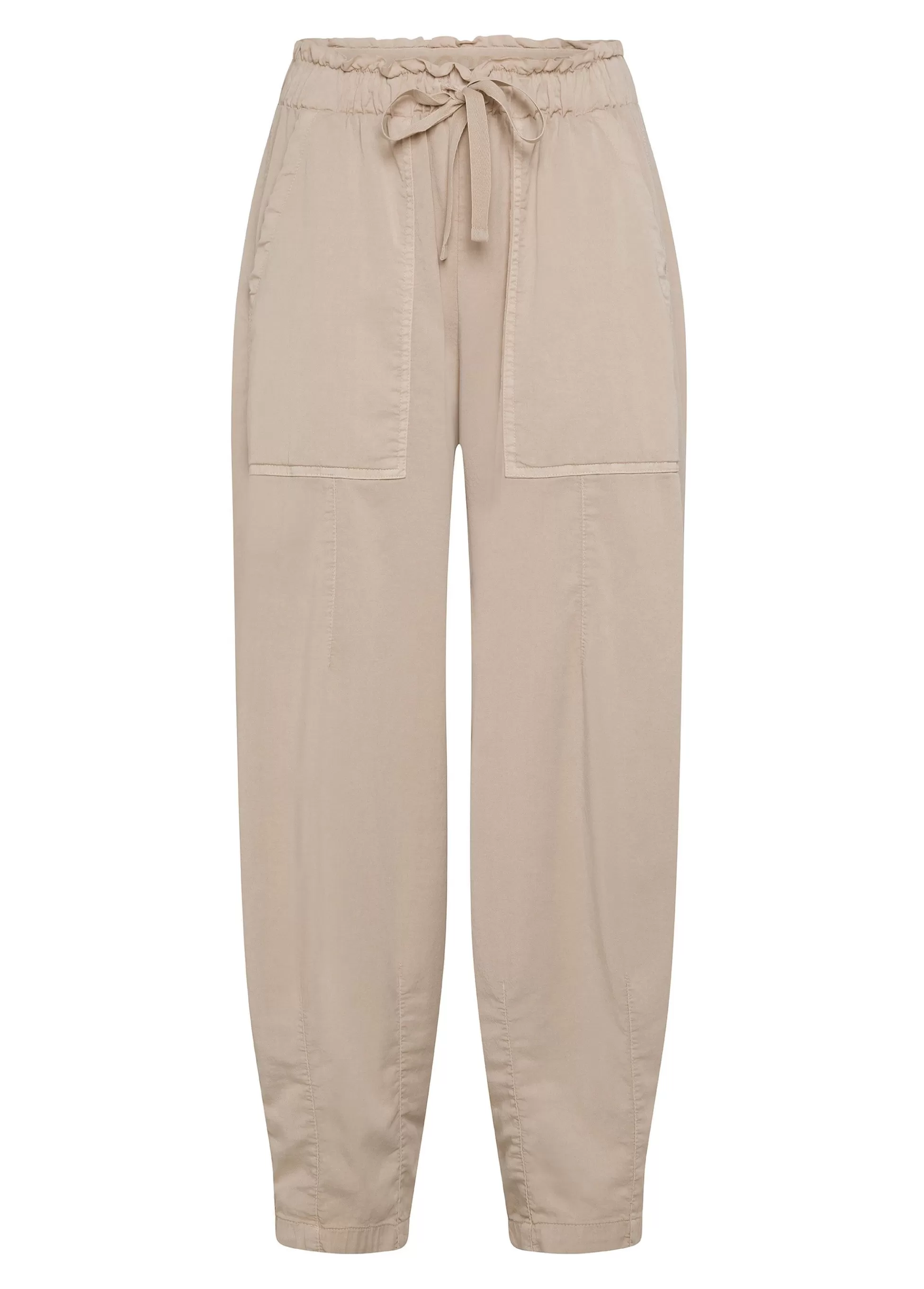 Donna DEHA Pantaloni*Pantalone Balloon In Gabardine Vintage Beige
