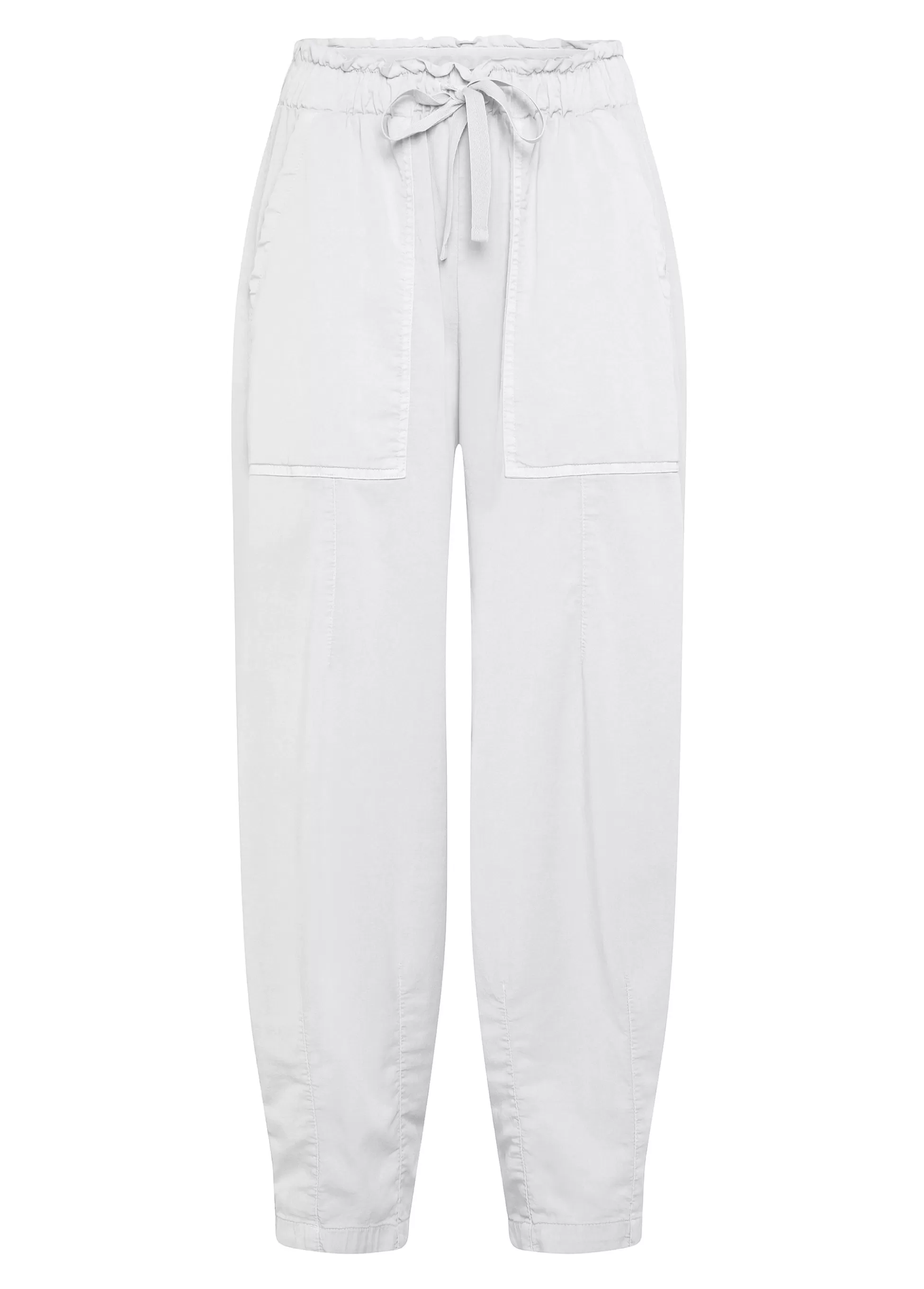 Donna DEHA Pantaloni*Pantalone Balloon In Gabardine Vintage Bianco