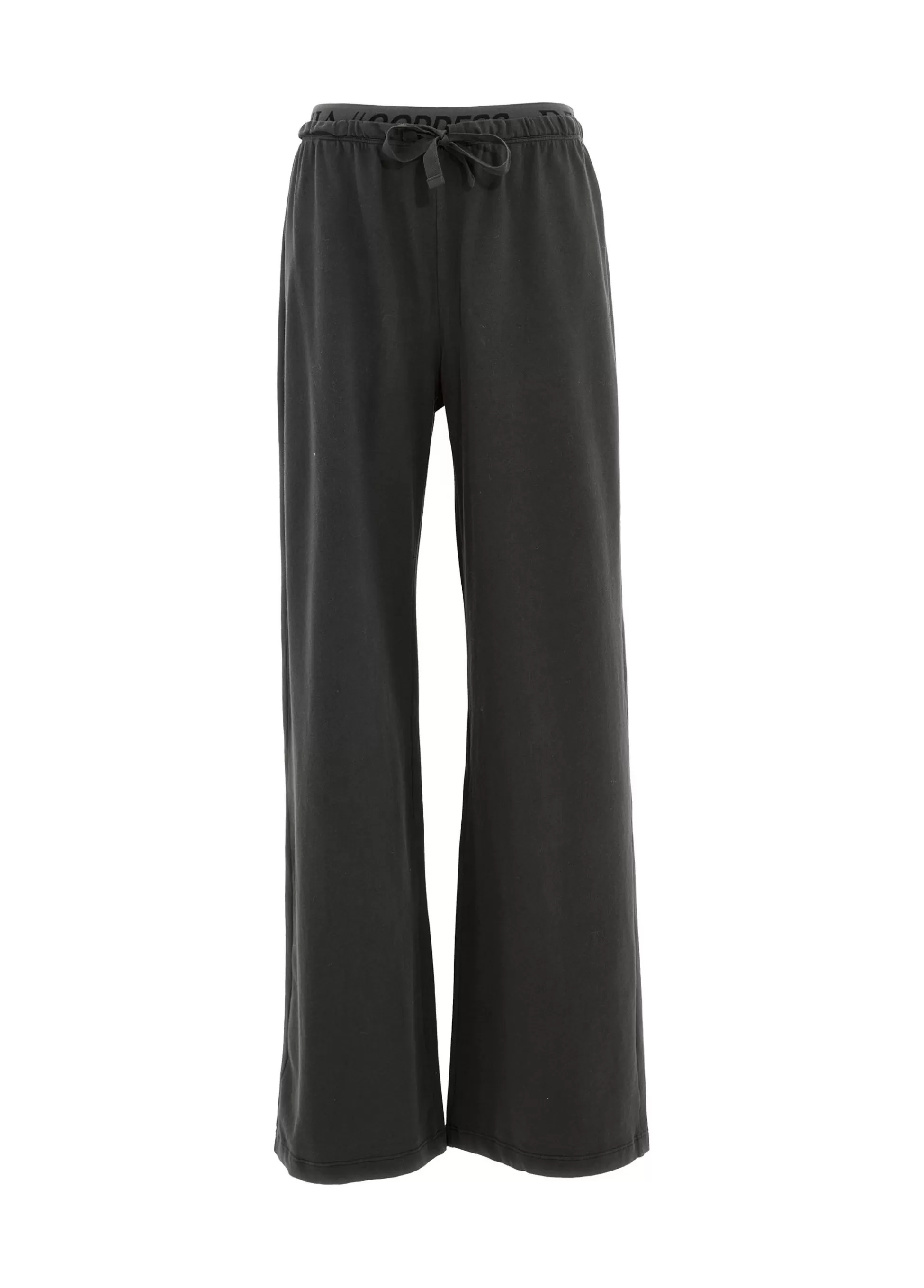 Donna DEHA Pantaloni*Pantalone Core Gamba Larga In Jersey Nero