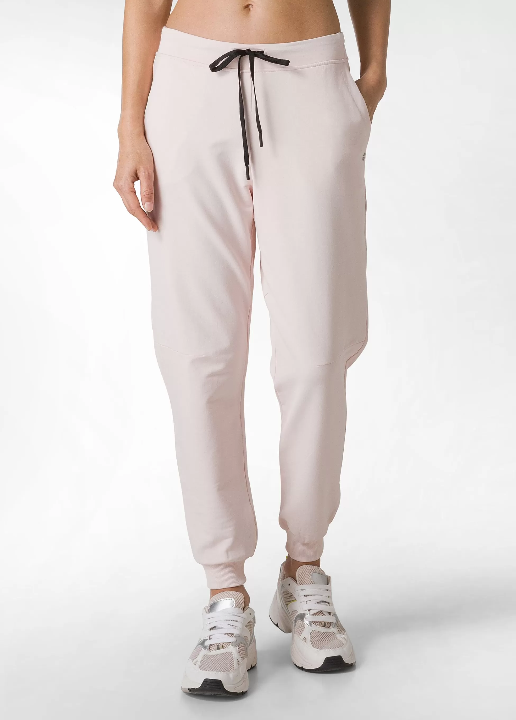 Donna DEHA Pantaloni*Pantalone In Felpa Dettagli Neri Rosa