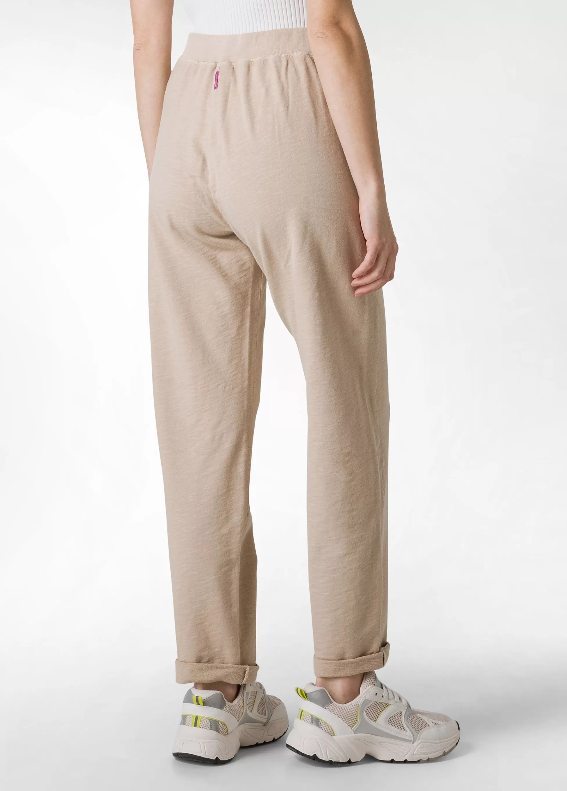 Donna DEHA Pantaloni*Pantalone In Felpa Fiammata Vintage Beige