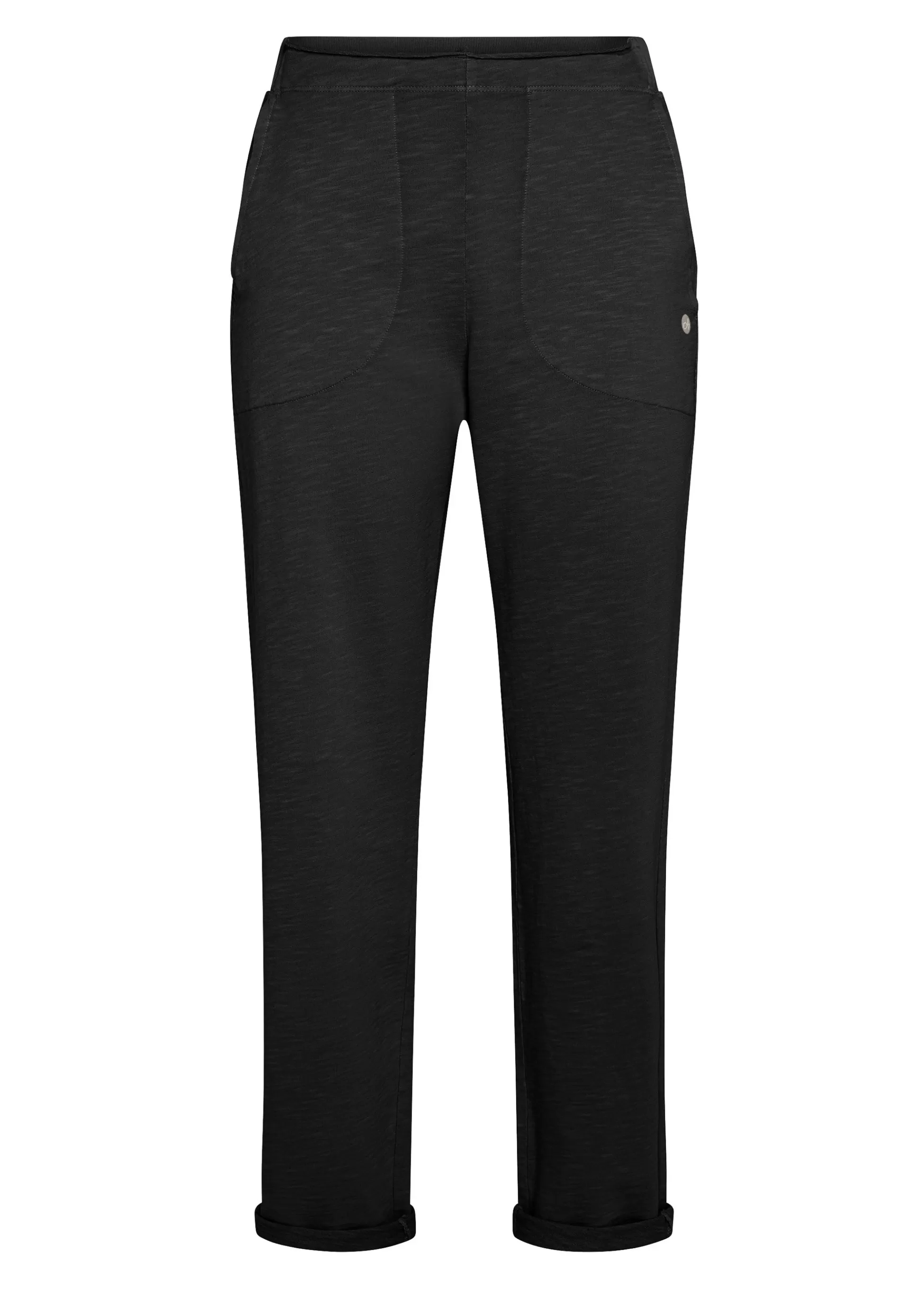 Donna DEHA Pantaloni*Pantalone In Felpa Fiammata Vintage Nero