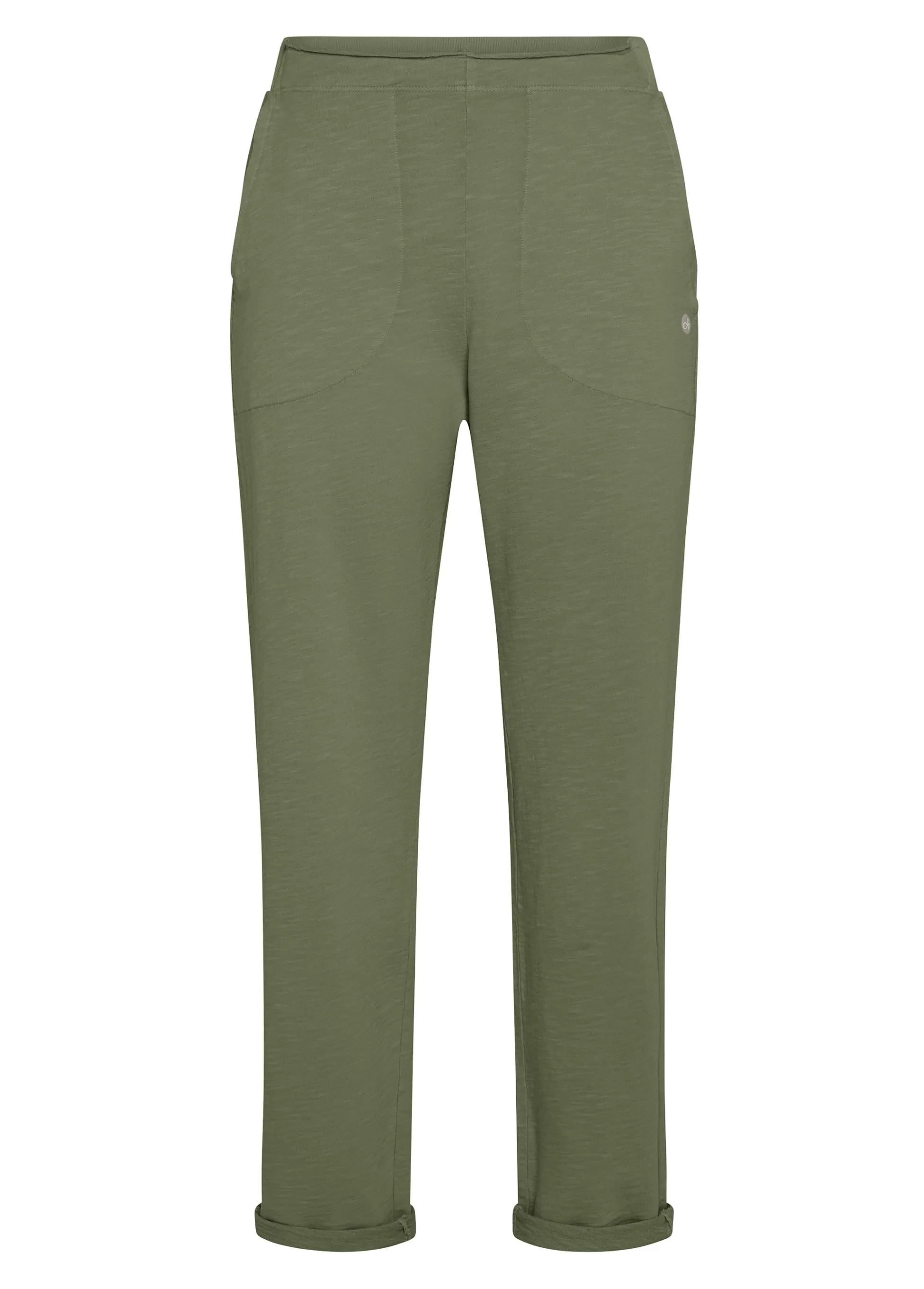 Donna DEHA Pantaloni*Pantalone In Felpa Fiammata Vintage Verde