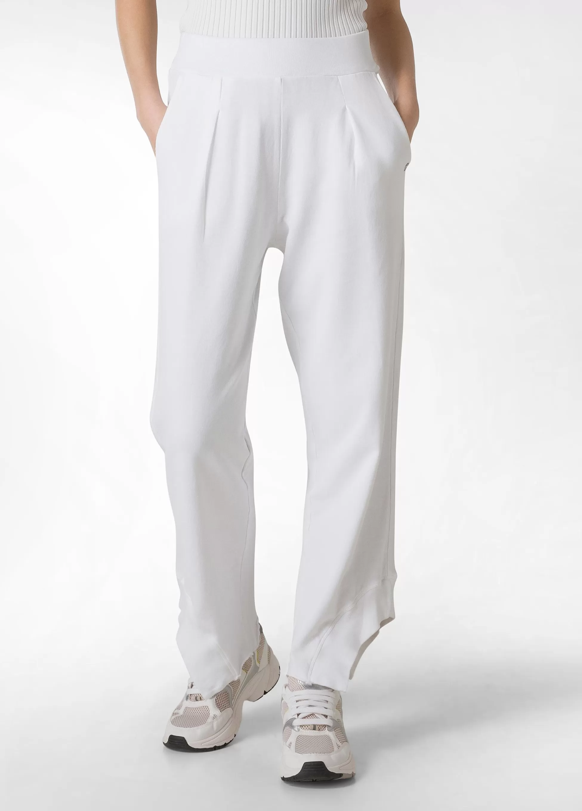 Donna DEHA Pantaloni*Pantalone Relaxed In Felpa Organica Effetto Vintag