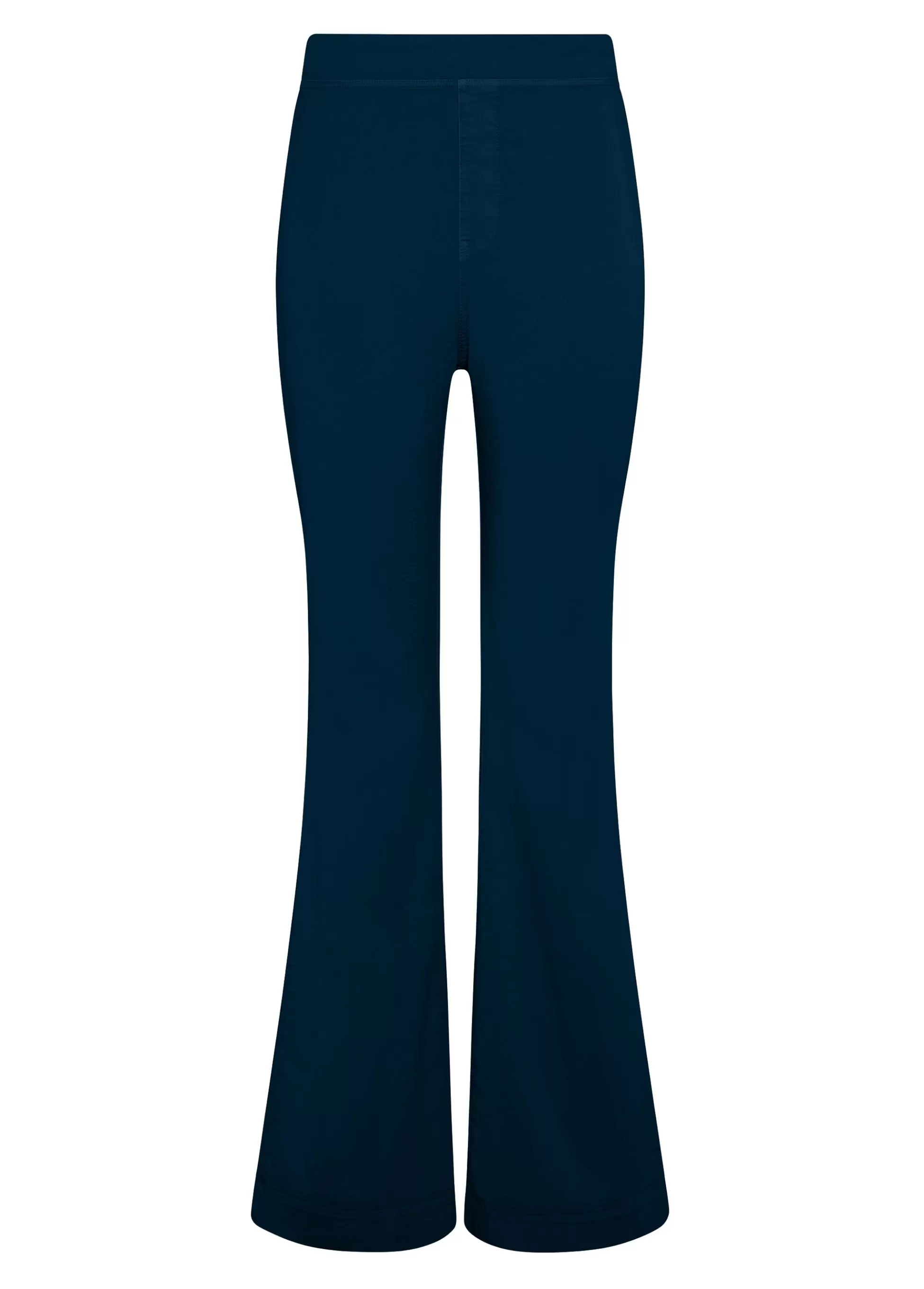 Donna DEHA Pantaloni*Pantalone Svasato In Gabardine Vintage Blu