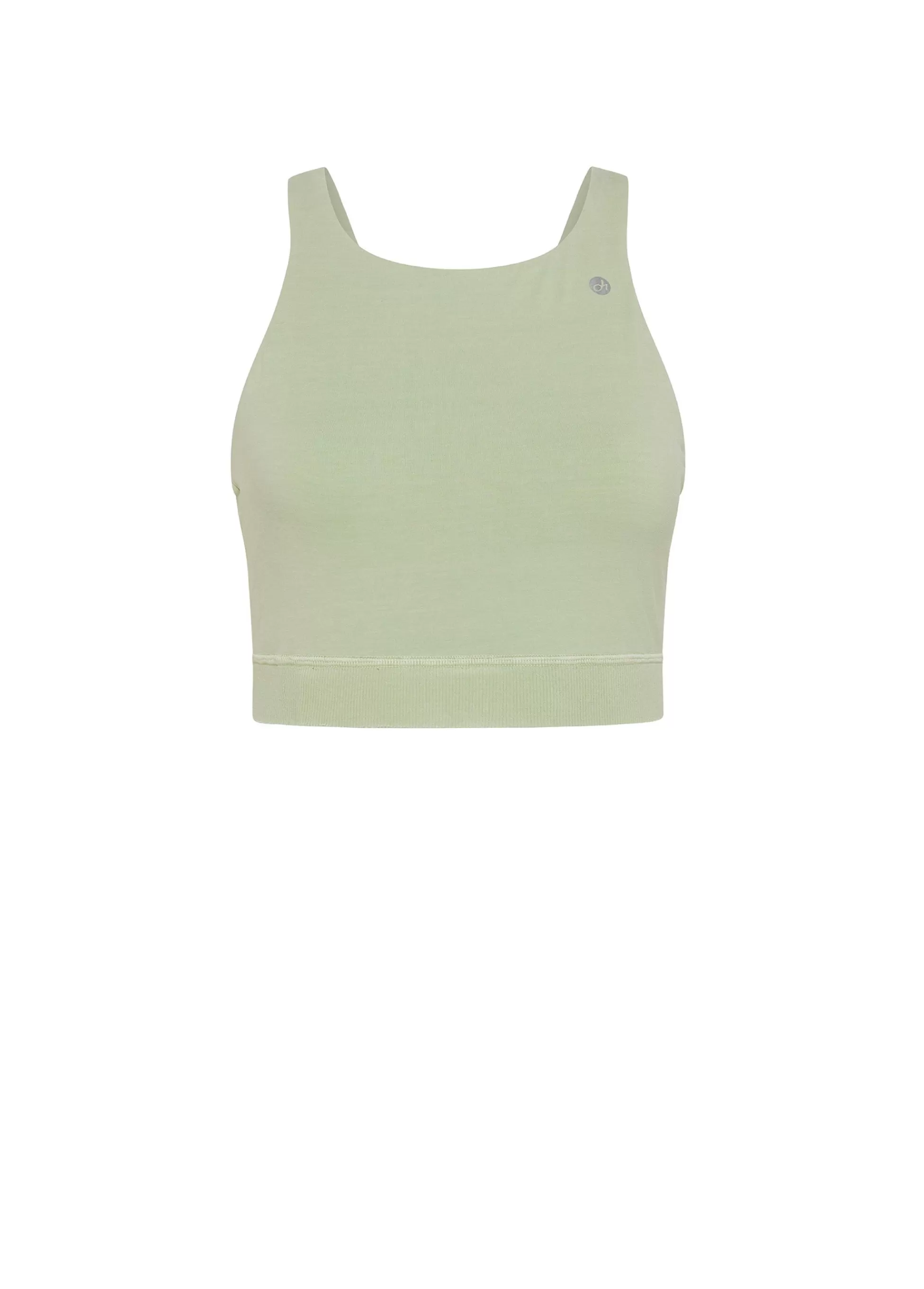 Donna DEHA Canotte E Reggiseni Sportivi*Reggiseno Sportivo Effetto Vintage Verde