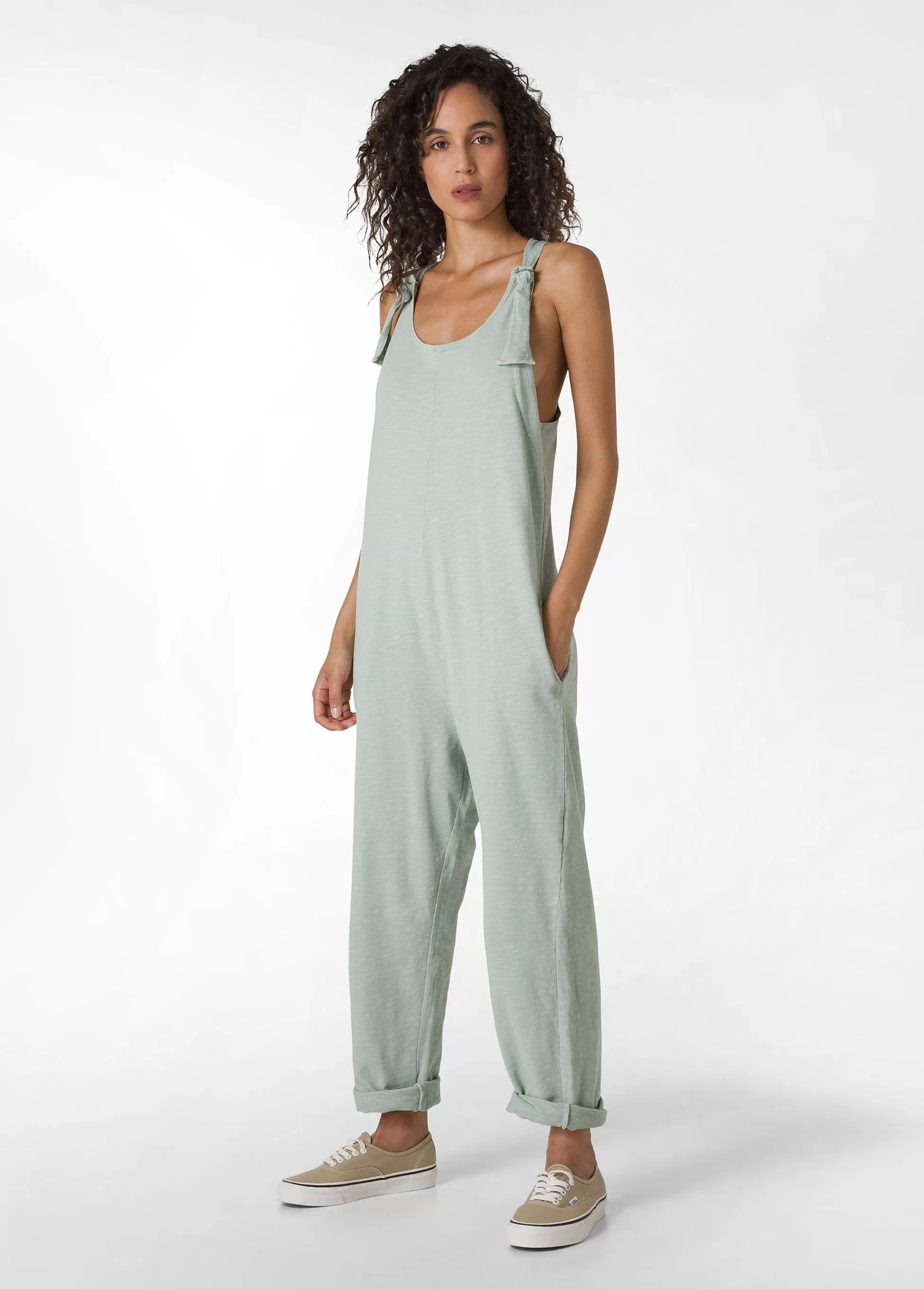 Donna DEHA Vestiti, Gonne E Tute*Tuta Intera Effetto Vintage Verde